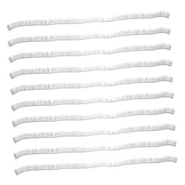 BESPORTBLE 20pcs Handmade Doll Eyelashes Strips Fake Lashes for Doll Dress Up Lengths for DIY Crafts and