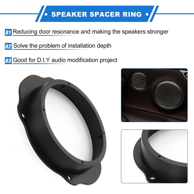 VekAuto Speaker Spacer Ring Tweeter Speaker Adapter for Ford C-Max