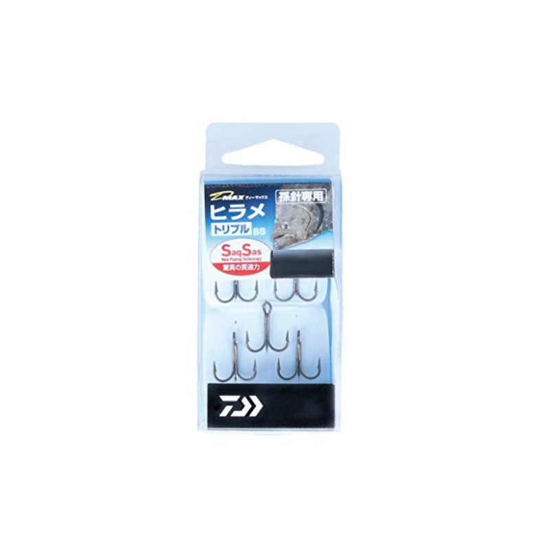 DAIWA D-MAX Flounder Triple SS #6, Pack of 5