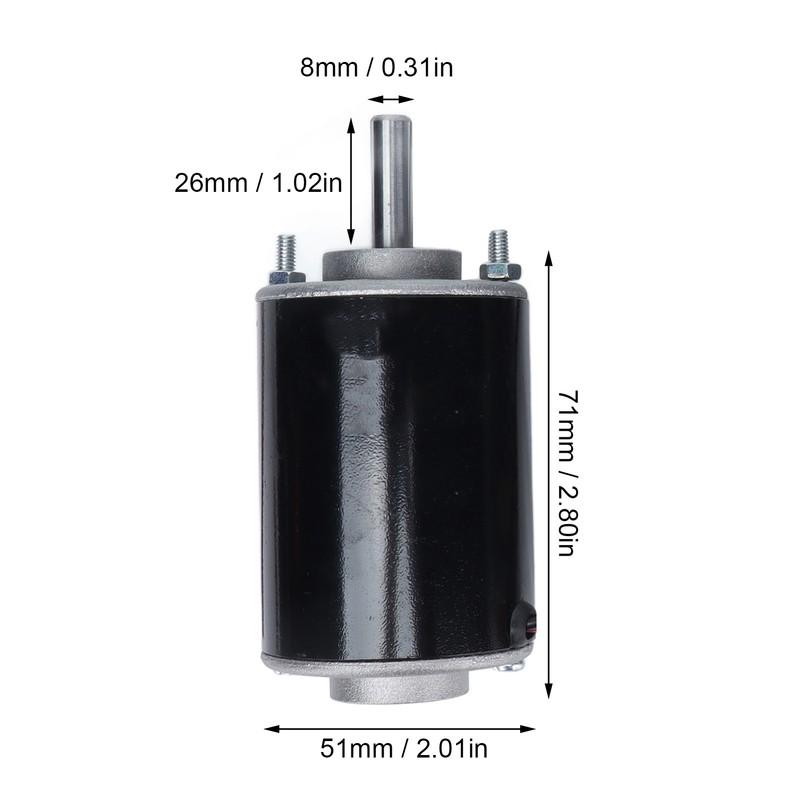 Permanent Magnet DC Motor High Speed Electric Motors for Lawn