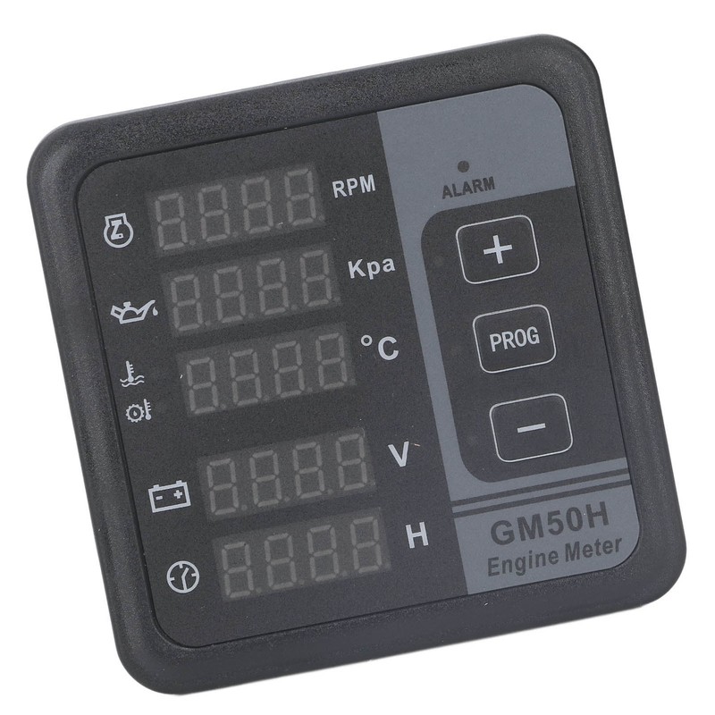 Diesel Generator Set Controller Digital Genset Engine Meter with Mounting