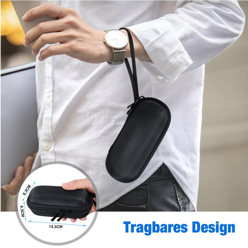 HELLCOOL USB C Presenter with Bag, 2.4 GHz Wireless PowerPoint