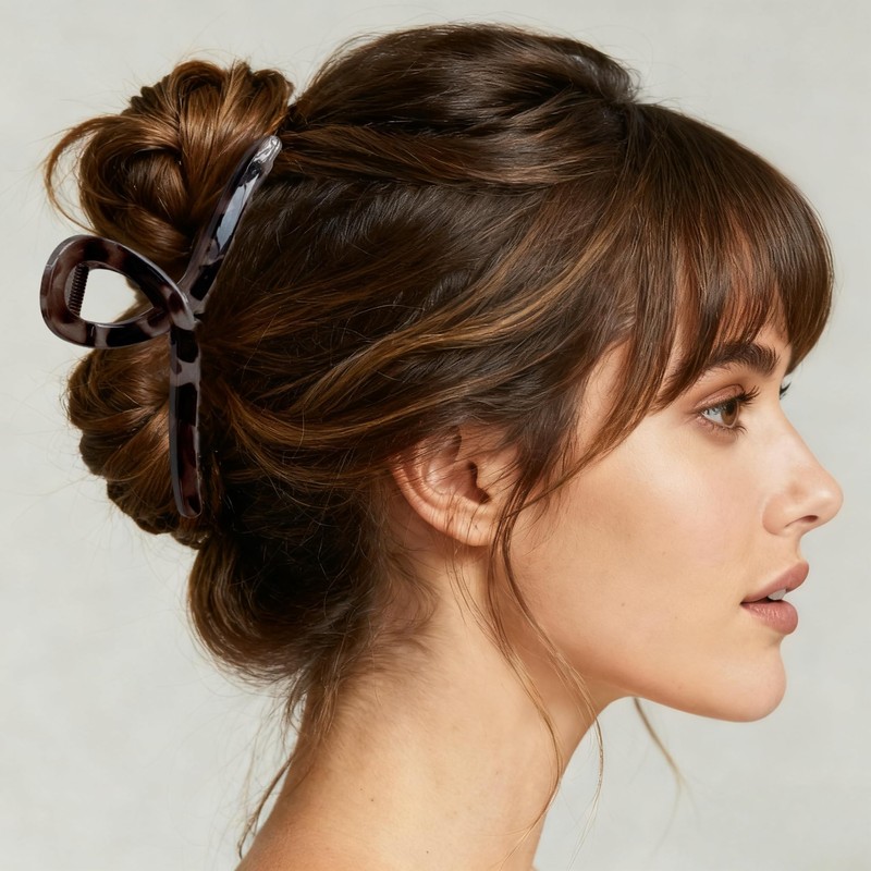 6 Pieces Hair Claw Clips for Women, Tortoise Shell Hair