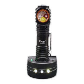 Vortex TO101-RGBW 2-in-1 Work and Emergency RGB LED Charging Station 7/24 Side Lighting Magnetic Base Charging a Mini USB Charging Tripod Compatible Flashlight with up to 1200 Lumens