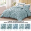 BEDELITE Light Blue Queen Comforter Set - 3 Pieces Boho