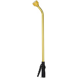 Dramm Touch N Flow Rain Wand Full Watering Flow Trigger Style Shut Off Valve with Lock, for Garden, Yard, Watering Plants, Hanging Baskets, 11 Gallons Per Minute, Yellow, 30 Inches Long