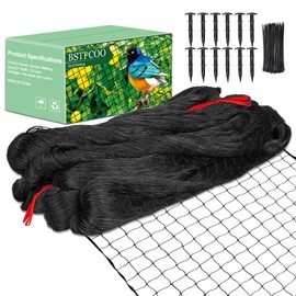 BSTPCOO Bird Netting 25'x100' with 3/4" Mesh Nylon Chicken Netting Roof Hawk,Poultry Netting for Chicken Run, Garden Netting Fruit Tree Netting, Aviary Netting Deer Fence Trellis Net