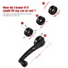 Veemoon 1 Window cranks Set Car Window Handle Aluminum Alloy