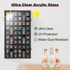 Shot Glass Display Case, 52 Slots Lockable Wall Mounted Shadow
