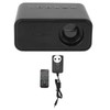 Mini Projector Black 1920x1080 Remote Control Inbuilt Speaker USB Powered