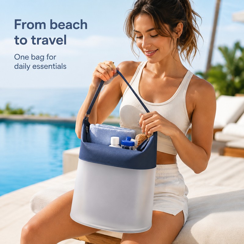 Water-Resistant Wet Bag for Travel – Lightweight TPU Organizer for
