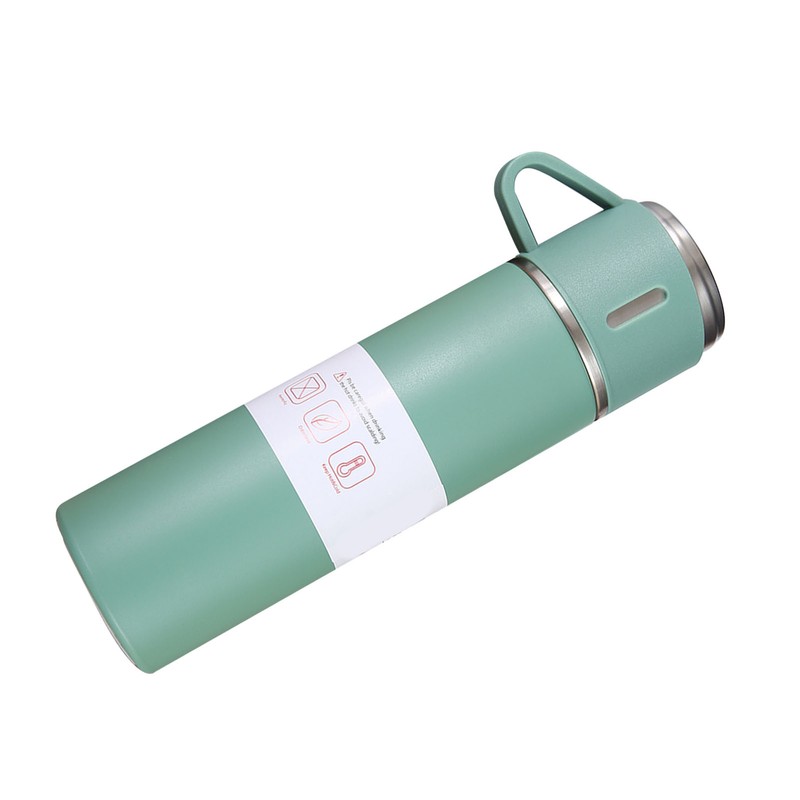 500ml Stainless Steel Vacuum Flask Set Portable Insulated Bottle with