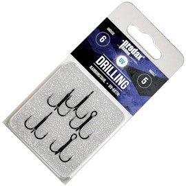 Predax UV Drilling Hooks Black Size Pack of 6 / Pack of 5