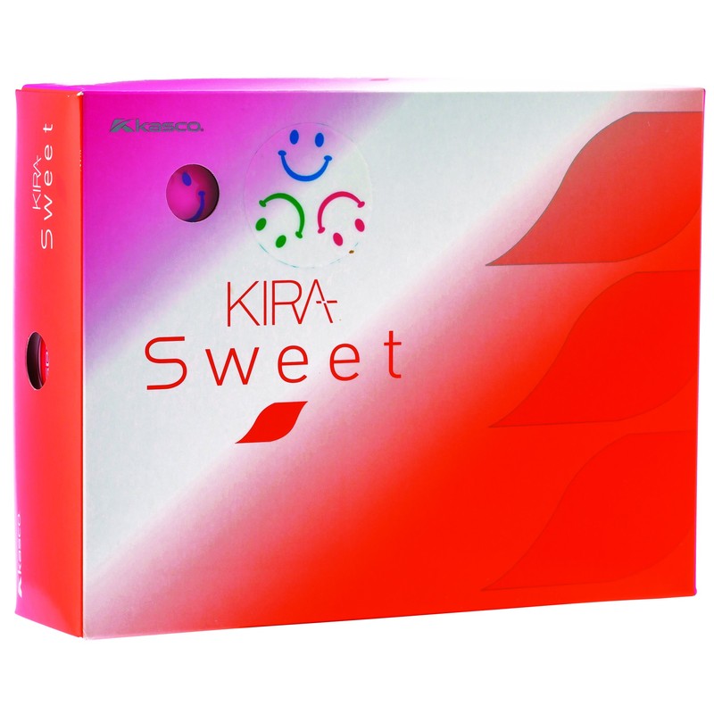 Kasco Kira Sweet Golf Balls with Character Mark, 12 Pack,