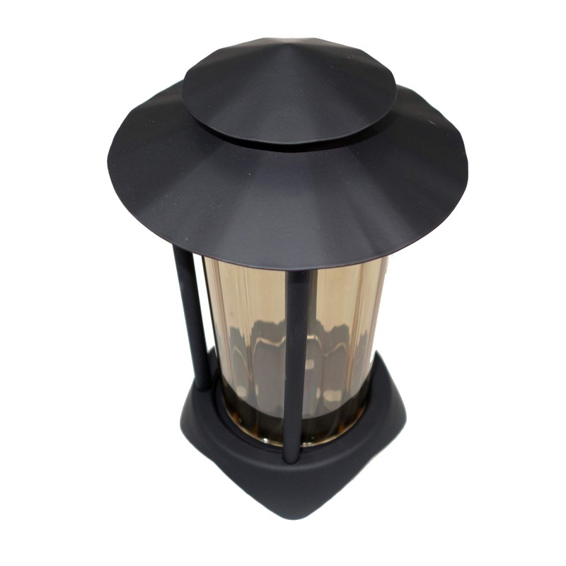 Grave Lantern, Grave Lamp, Grave Light, Steel with Ground Anchor