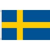 Sweden Small Flag - 3 x 2 FT - 100%