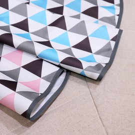 Plus Mall Adult Waterproof Bib Patients Elderly Silver Eating Nursing Care Sanitary Supplies Adult Bib, 114796 Flower (Pink) Pink_100032 Button Type FREE / 더해피몰 성인용 방수 턱받이 환자 노인 실버 식사 요양 간병 위생 용품 어른 턱받이, 114796플라워(핑크)핑크_100032버튼형FREE