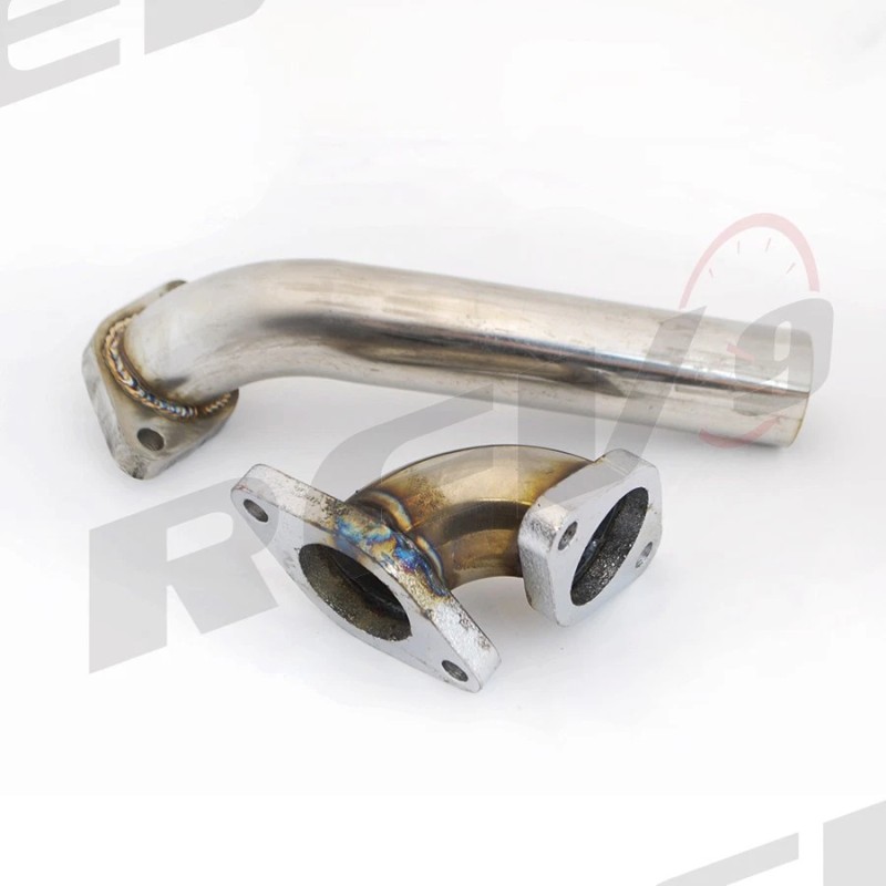 Rev9 38MM 35MM Stainless Wastegate Dump Tube Pipe Elbow Set