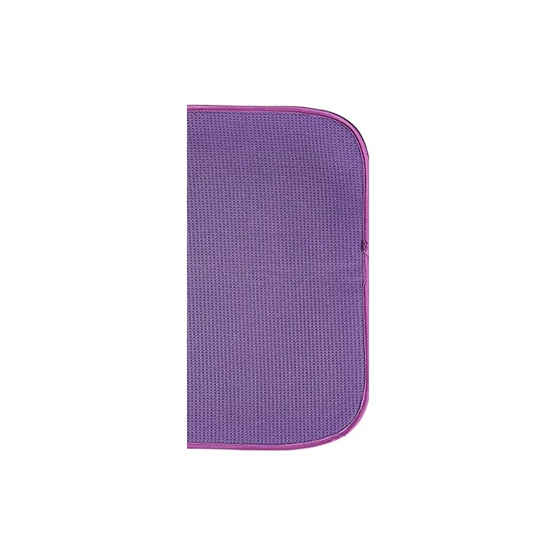 White Magic Dish Drying Mat, Grape - Absorbent & Hygienic,