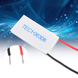 PUSOKEI TEC1‑06308 6V 8A Plate Module for Thermoelectric Radiator Peltier Electronic Semiconductor Heatsink Module, 20 x 40 mm