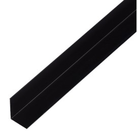 Alberts 472955 Angle Profile Aluminium Black Anodised 1000 x 25 x 25 x 1 mm