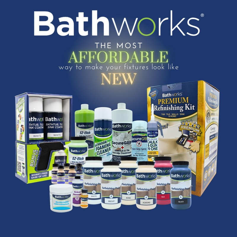Bathworks Tub And Tile Chip Repair Kit; 4 oz; Bathtubs,