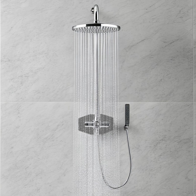 Westbrass One-Hole Remodel Plate for Mixet, Polished Chrome, D503-26