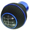 Lunsom Leather Gear Stick Knob 5-Speed Shift Head Manual Shifter