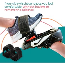 SELINA Toe Cages for Peloton Bike - Toe Clips Bike Pedals