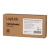 LogiLink Professional Patch Panel Cat 6 A 500 MHz, Black