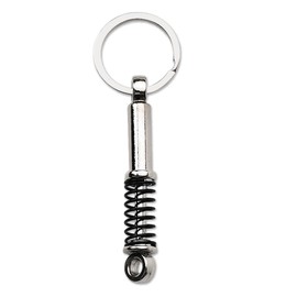 Sisadodo Spring Shock Absorber Keychain for Men Boys Car Key Rings for friend Passed Driving Test Keyring for Son Grandson Driving Instructor Keychain for Drive Safe Keyring Best Friend