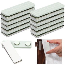 Relaxweex 24 Pairs Outdoor Curtain Magnets Closure with Strongest Magnets, Waterproof Curtain Clips for Heavy Wind, Patio, Gazebo, Mosquito Netting, Flags, Indoor, Outdoor Use(White)