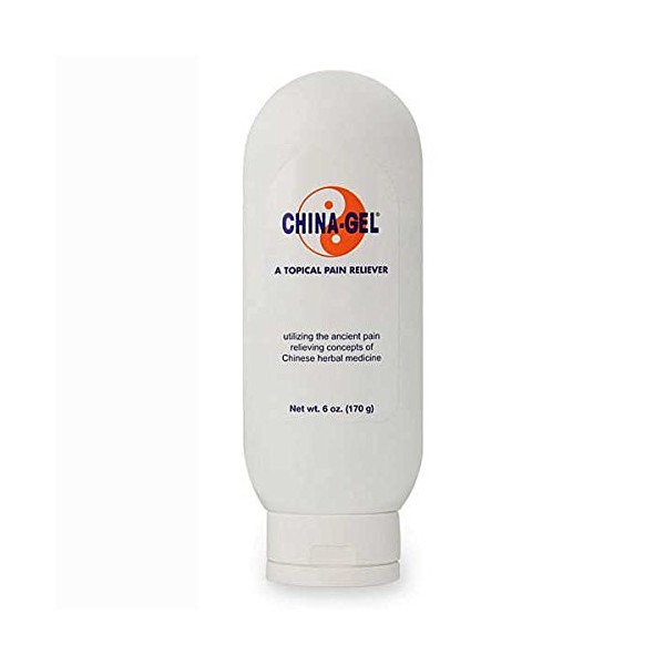 China-Gel Topical Pain Reliever 6 Oz Tube China-Gel is a Natural Unique Herbal Formula of Time Proven Ingredients Developed and Clinically Tested in a Leading Acupuncture - Pain Control Clinic