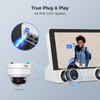 Hiseeu 360° Security Camera Outdoor with HD Night Vision,4K POE
