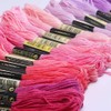 Premium Rainbow Color Embroidery Floss 140 Skeins Per Pack with
