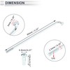 RATCHROLL 1 Set Universal Bicycle Spokes 12G 80mm Length Bike
