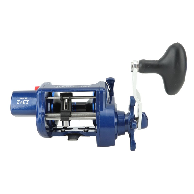 Baitcasting Fishing Reel Round Baitcaster Reel Smooth Powerful Saltwater Inshore