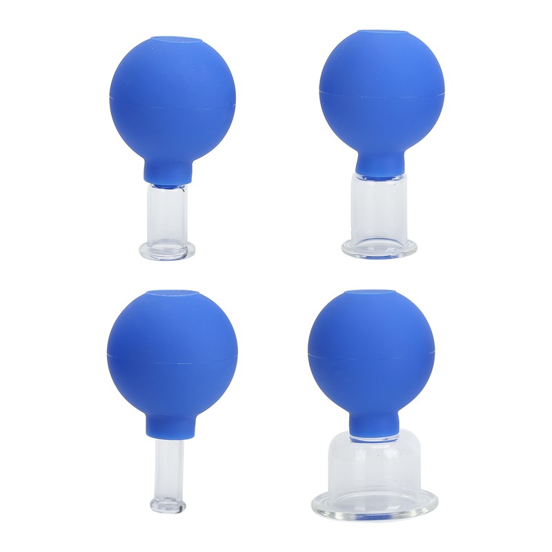4Pcs Liposuction Cup MultiSize Health Care Cellulite Removal Skin Treatment