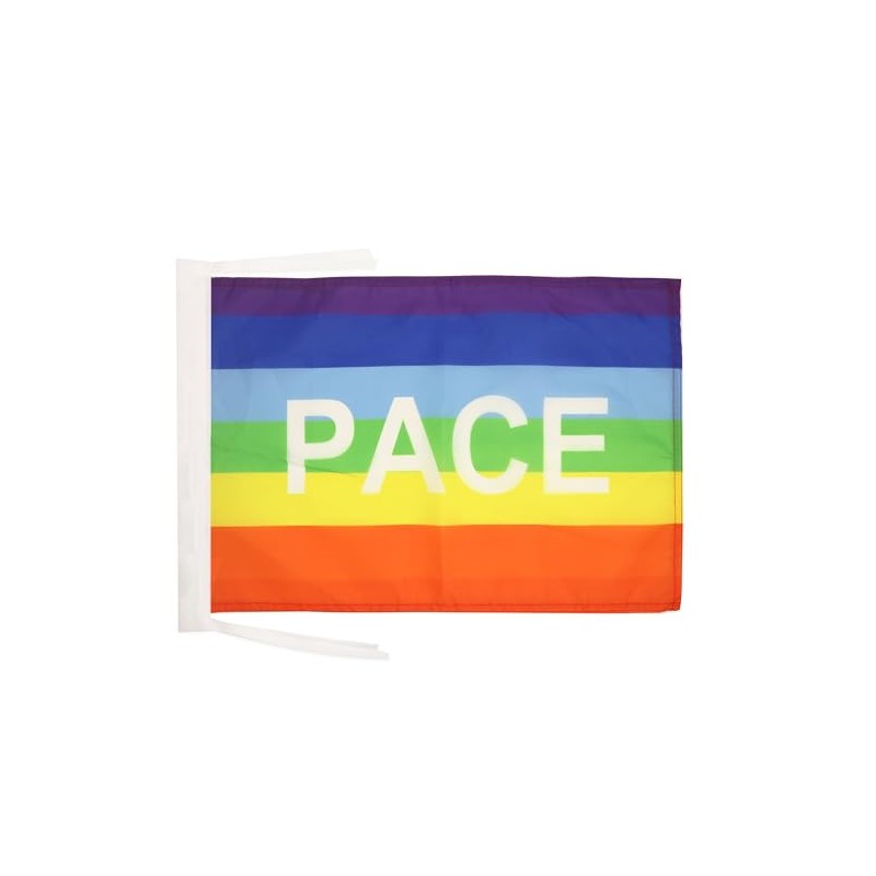 AZ FLAG RAINBOW PACE LETTER FLAG 18'' x 12'' cords