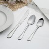 KOOMADE AUDREY 40-Piece Silverware Set Service for 8, Mirror Polished