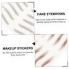 Ipetboom Non-irritating Girl Eyebrow Stickers Sheets for Sparse or Light