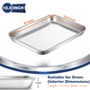 P&P CHEF 10.5 Inch Baking Cookie Sheet, Oven Pan Tray