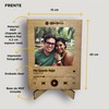 Cuadro personalizado reproductor Spotify Decoracion Madera con fotografia de alta