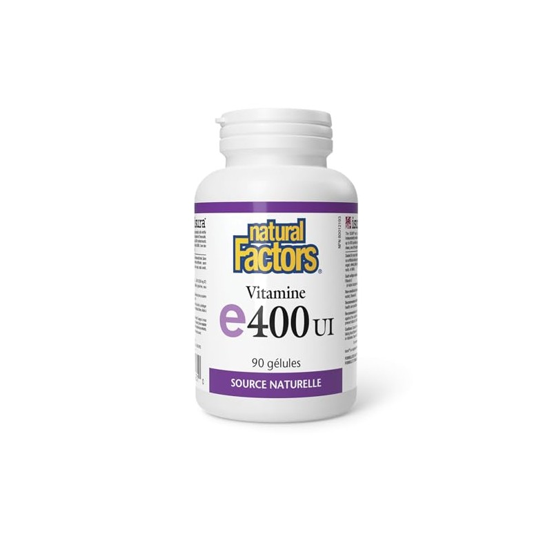 Natural Factors Natural Factors Vitamin E 400 IU, Natural Source,