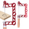 Mini Woodworking Hand Saw, Aluminum Alloy Body + Log Handle