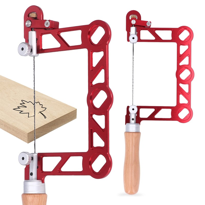 Mini Woodworking Hand Saw, Aluminum Alloy Body + Log Handle