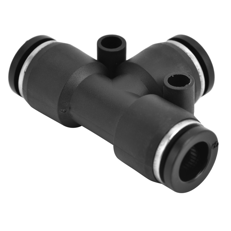 10pcs Pneumatic Tube Fitting Durable PVC Stable Sealing Corrosion Resistance