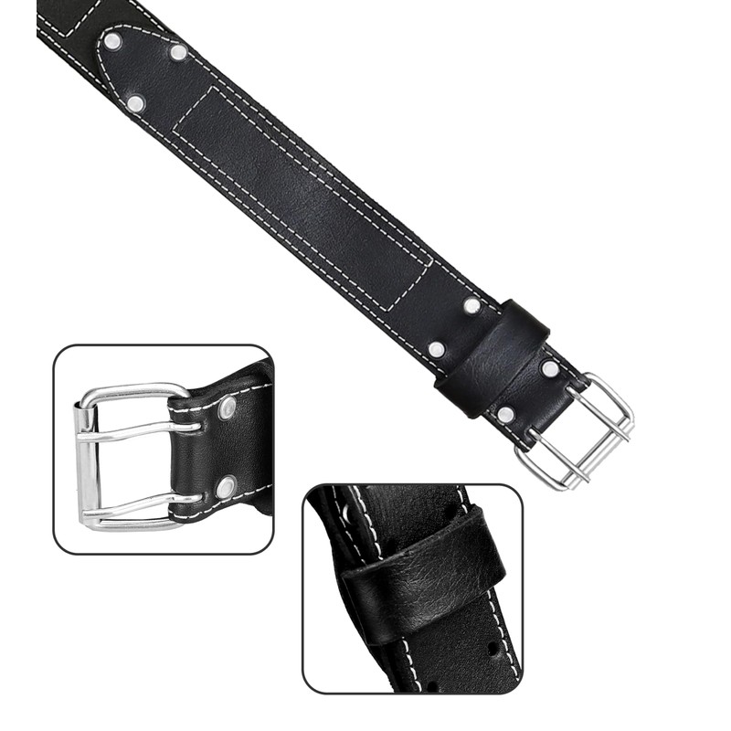 Rig Gears - Cinturón de herramientas de piel para hombres,