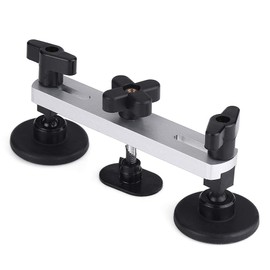 Suuonee Glue Tab, carrocería del coche, reparación de abolladuras sin pintura, eliminación de granizo, tipo de puente extractor con lengüetas de tracción(Plata)