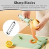 Heyumybit 4 Pcs Stainless Steel Peeler Replacement Blade,Potato Peeler,Multifunctional Replacement